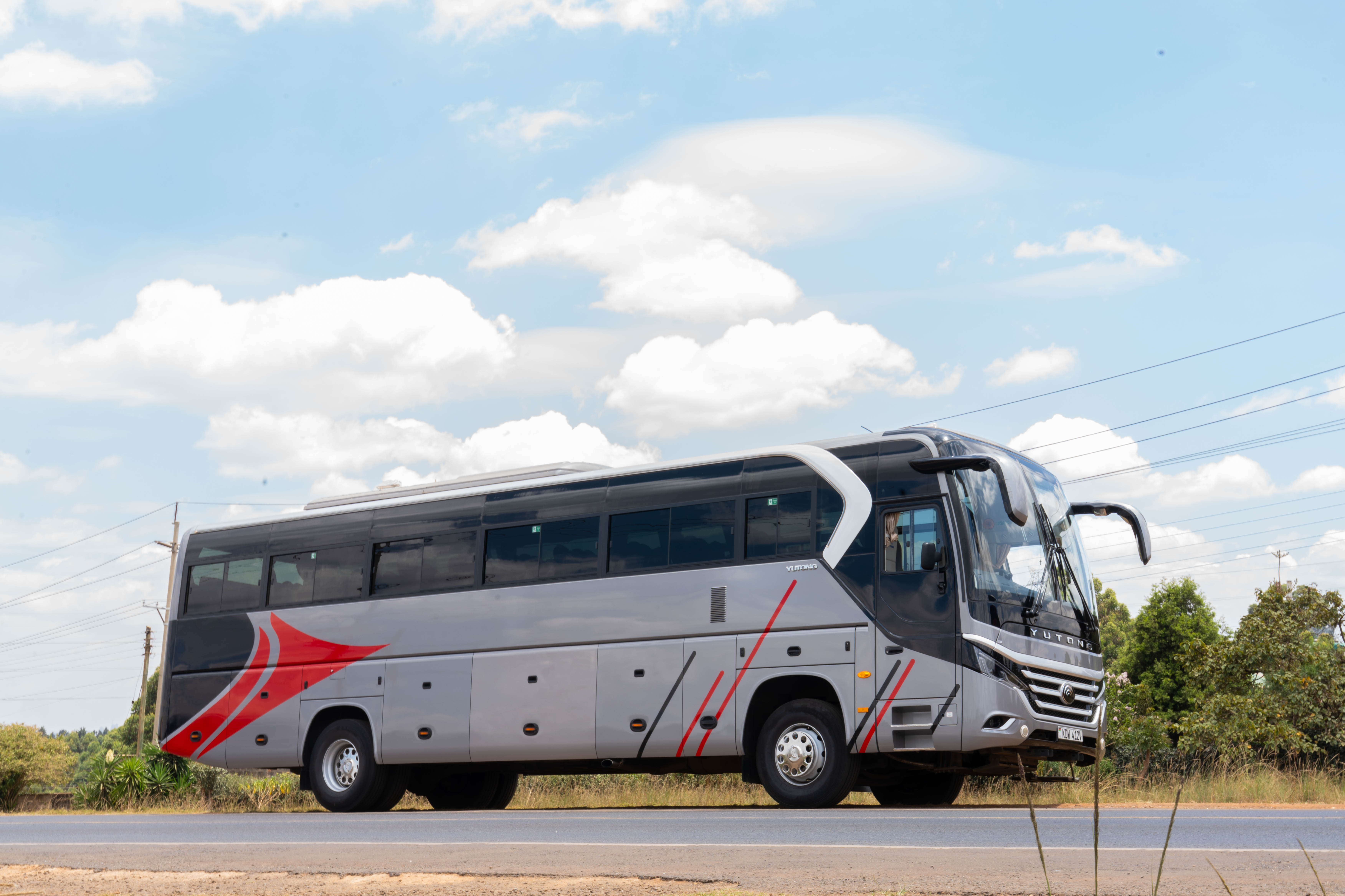 Sideways passenger coach