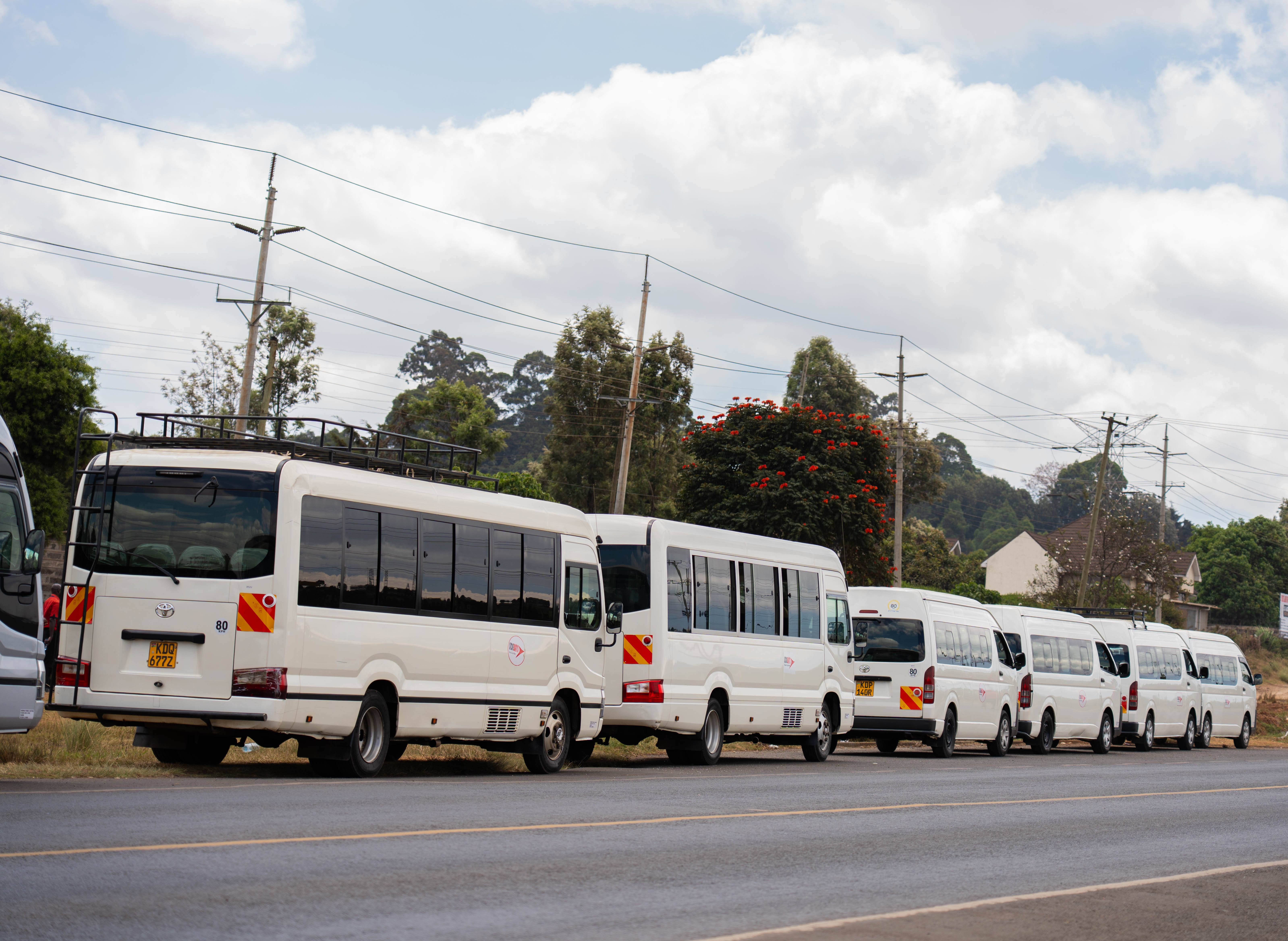 Sideways coach fleet