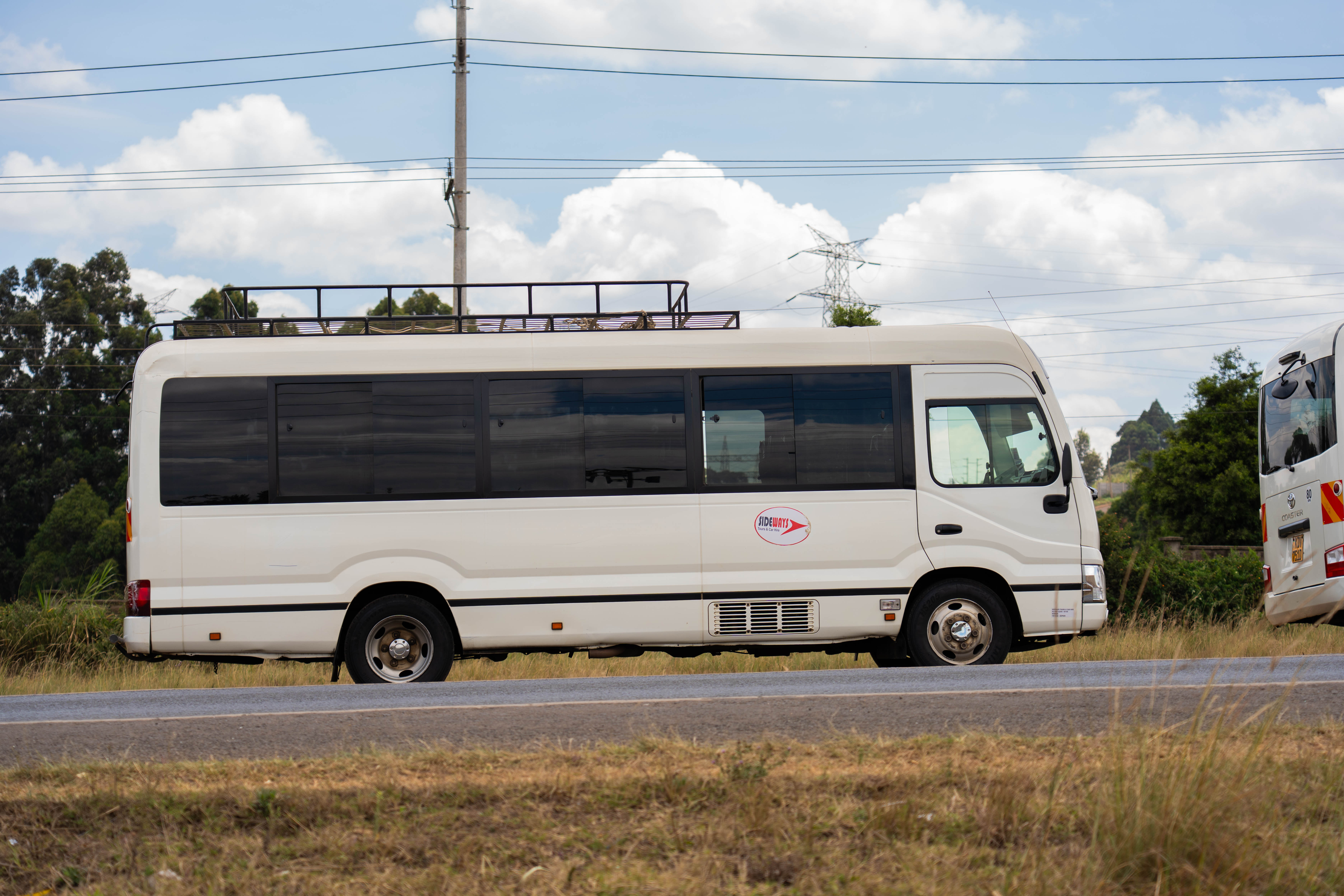 Sideways passenger coach