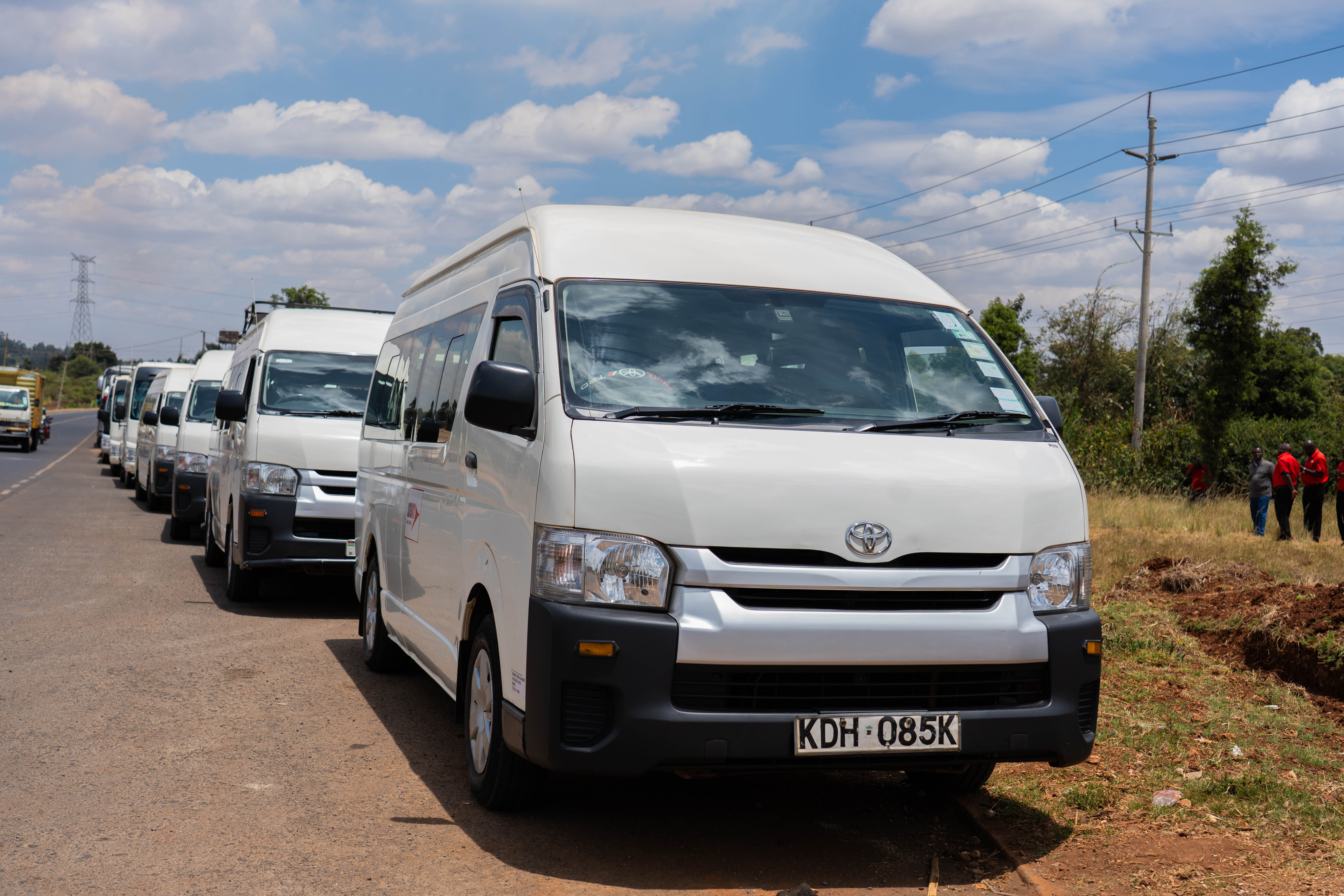 Sideways coach on location
