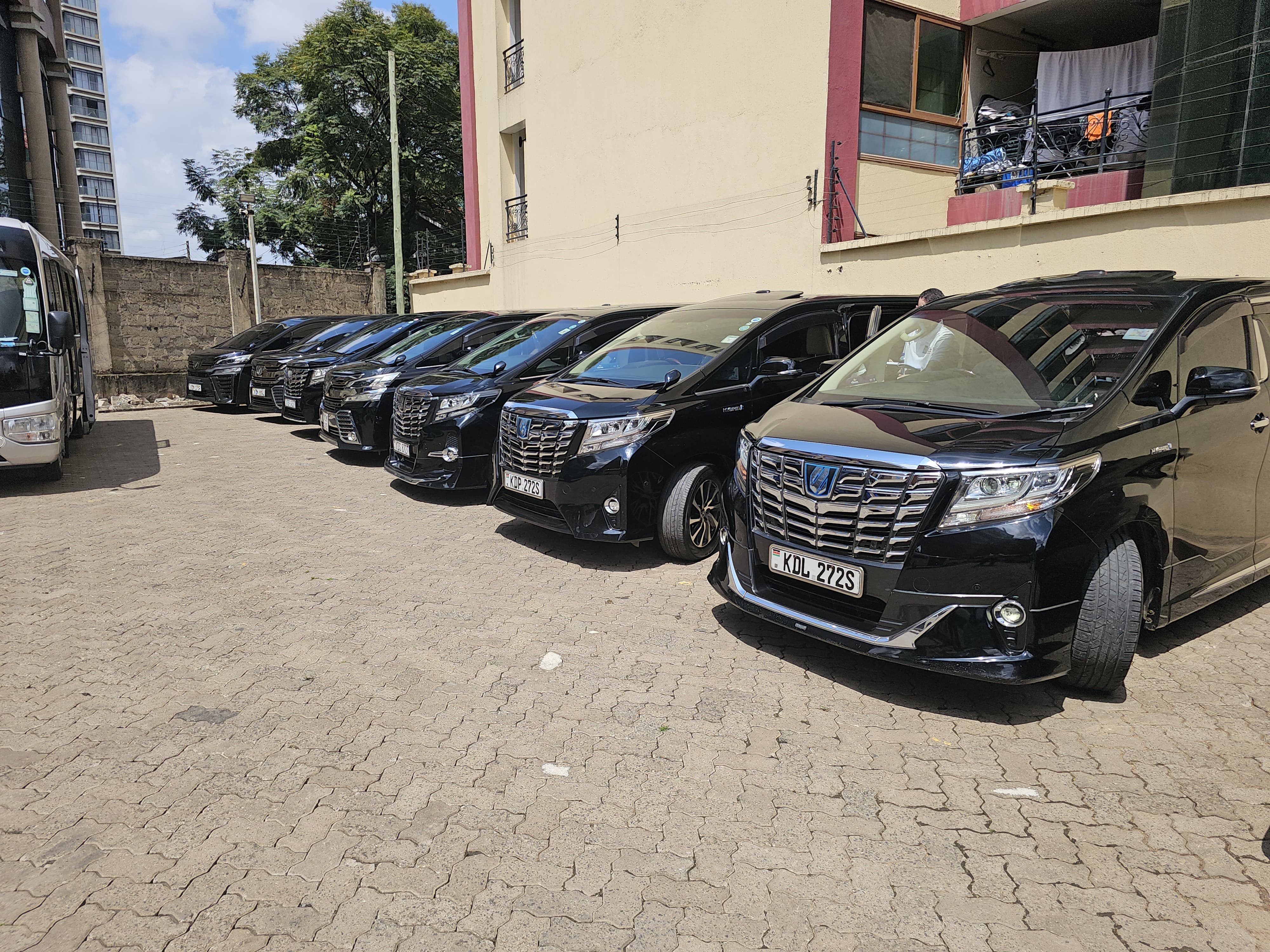 Sideways executive corporate vehicle fleet