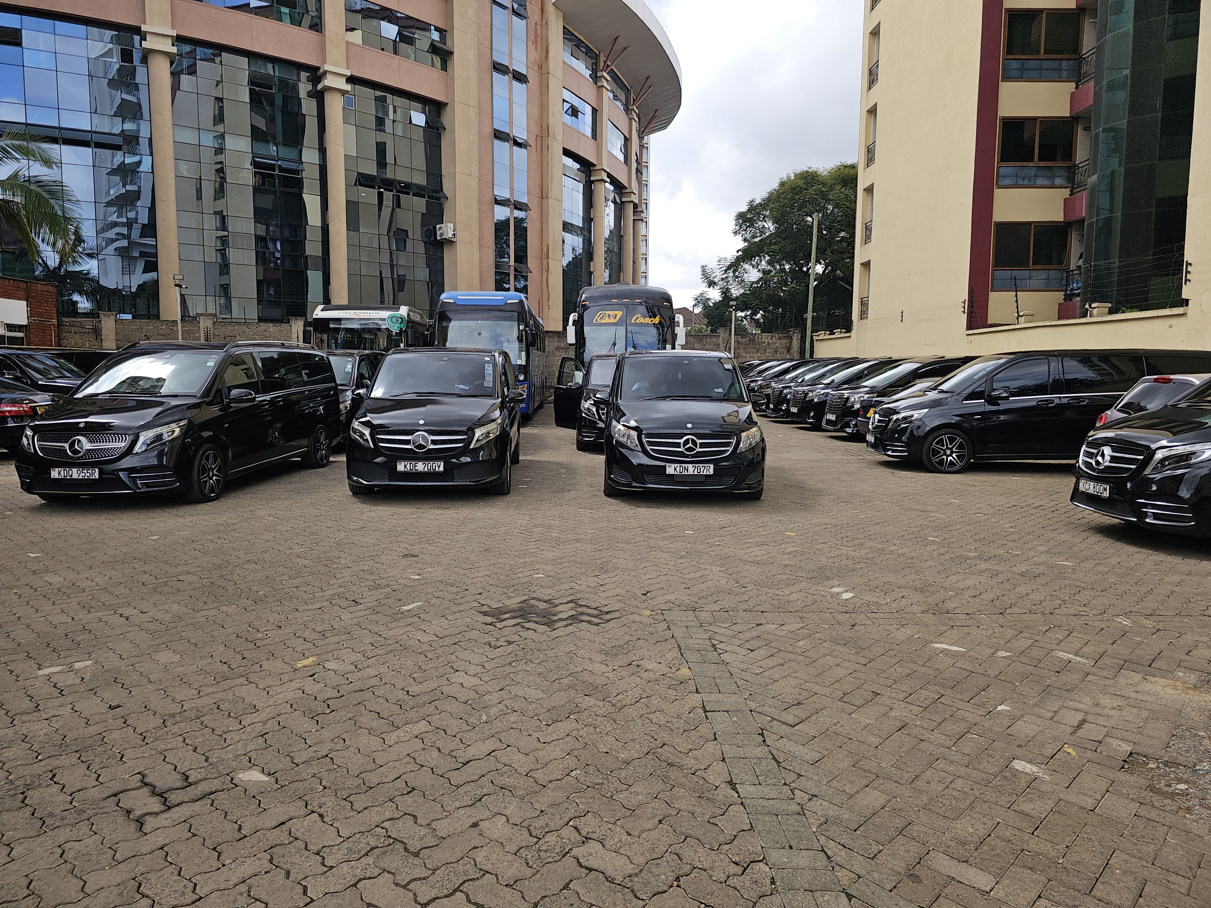 Sideways executive transport vehicle