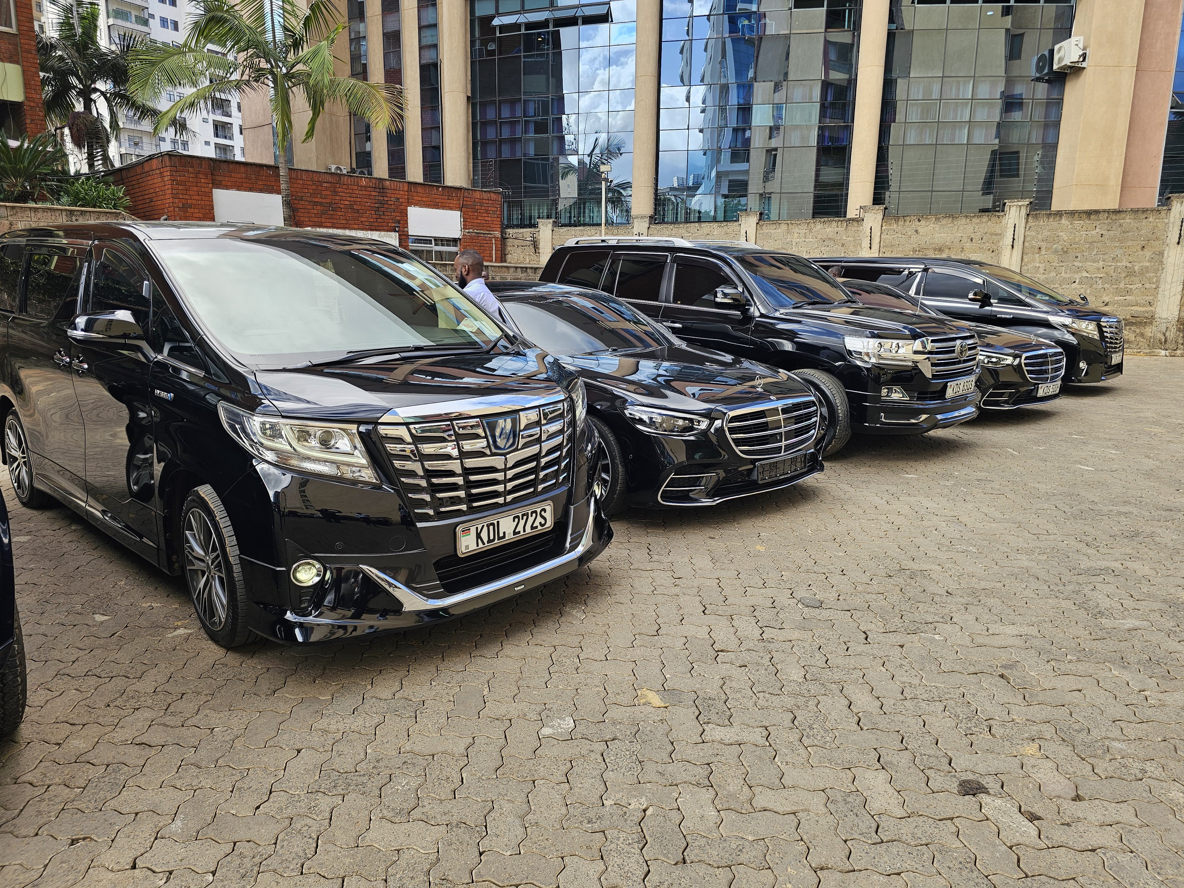 Sideways executive fleet vehicles